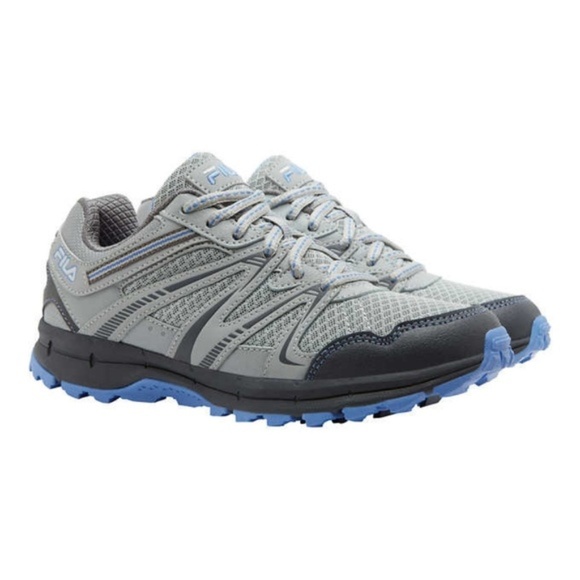 fila running shoes womens grey